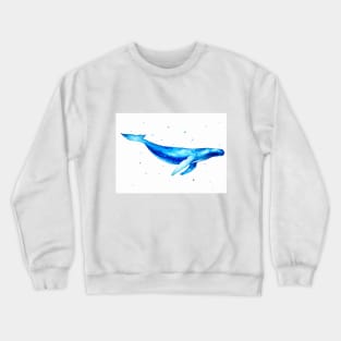 Blue whale Crewneck Sweatshirt